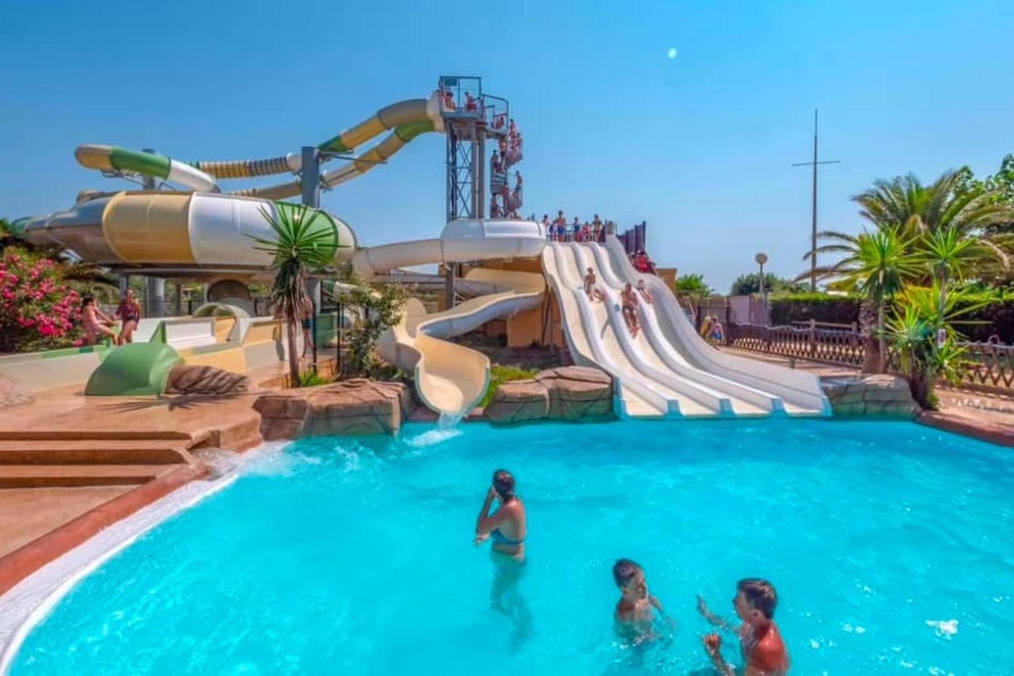 Mobile Home Camping Marvilla Parks Le Petit Mousse M028 Виас Экстерьер фото